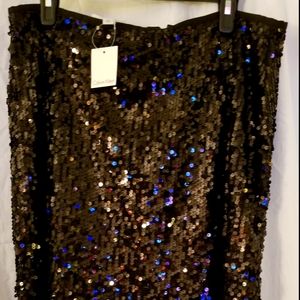 Calvin Klein Sequined Mini Skirt